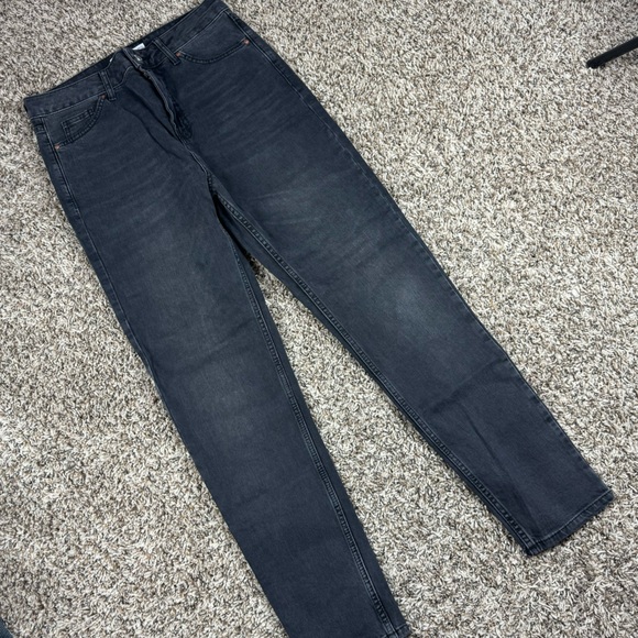 Topshop Washed Black Orson Jeans - Picture 2 of 5